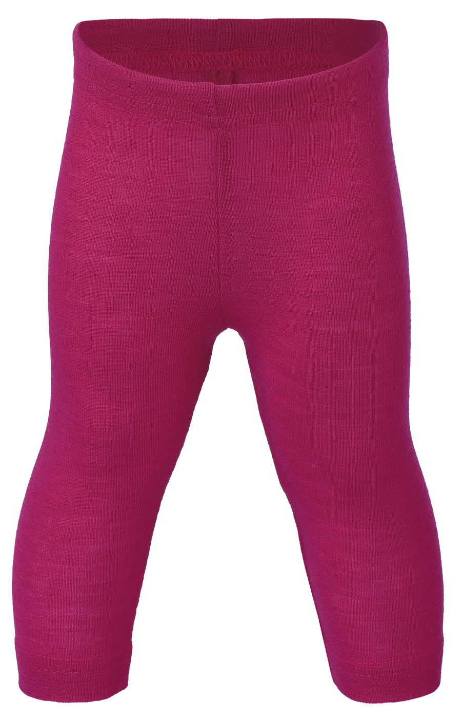 Leggings in lana e seta per bimbi piccoli - fucsia